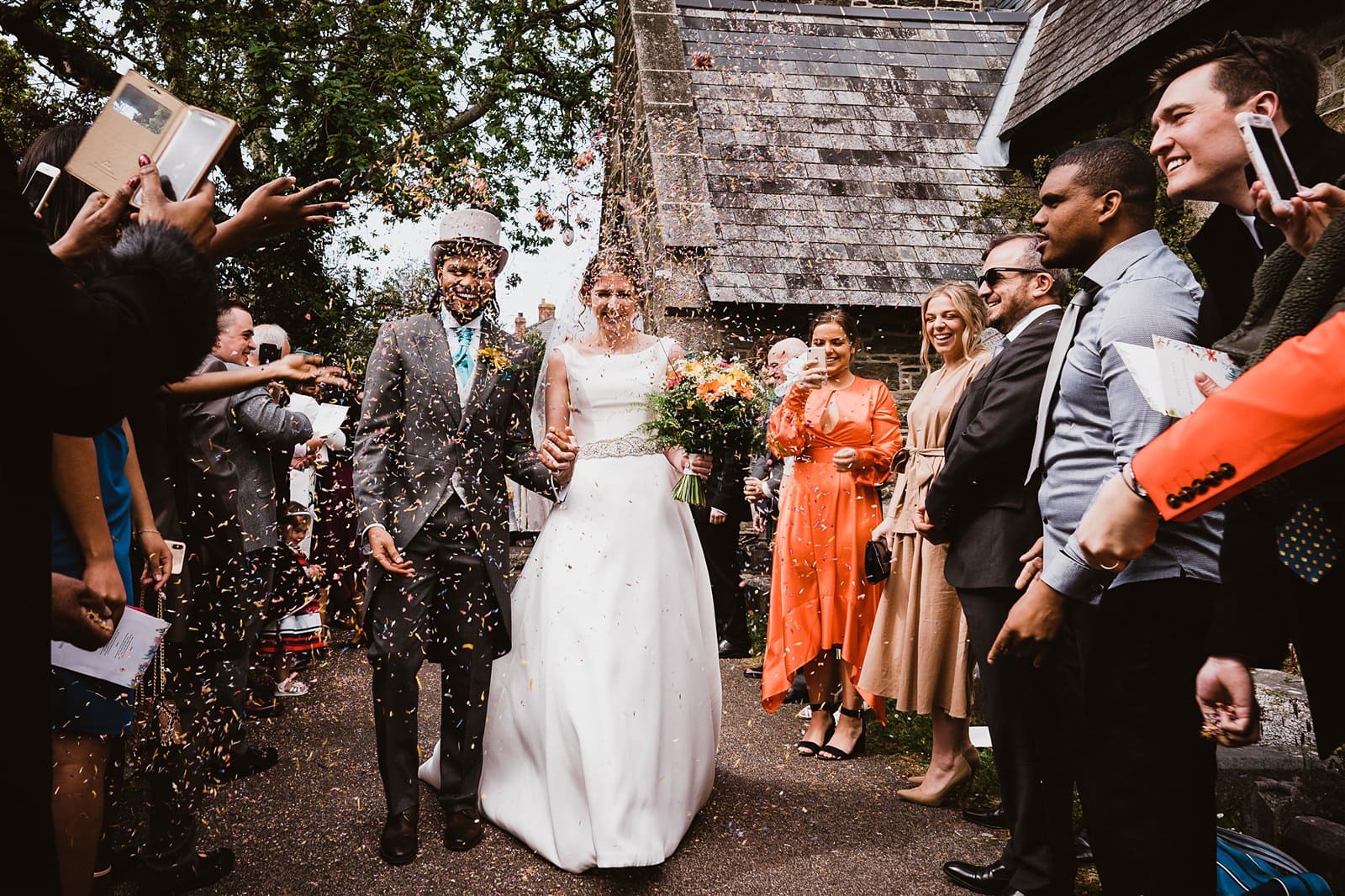 garden wedding cornwall